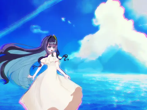 夏空と少女の幻想