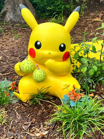 雨粒まとったピカチュウ