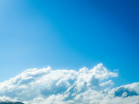 空いっぱいの雲の造形