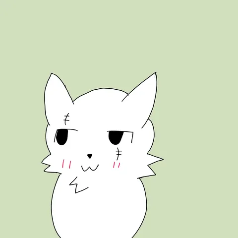 ちょっと斜めな猫さんの視線