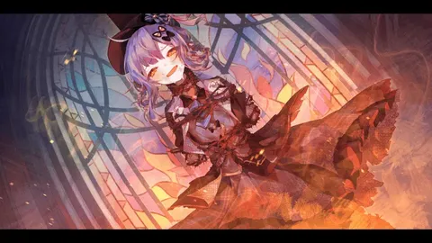 ステンドグラスに囚われた魔女の微笑み