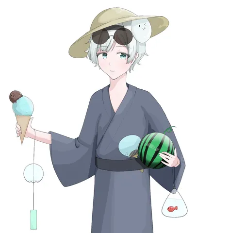 夏の風物詩を連れて