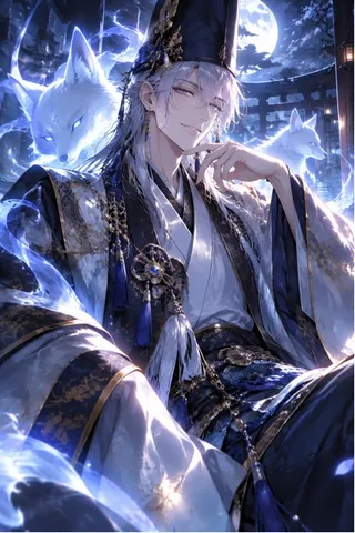 月夜の衣装に宿る静謐