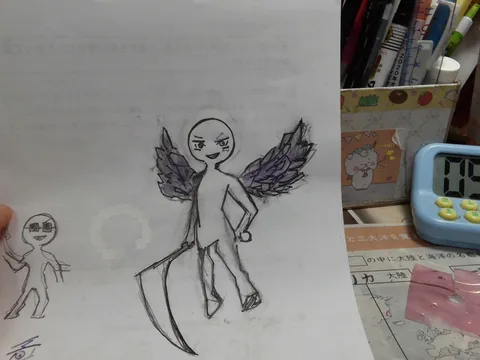 悪魔っ子 vs. ゆるキャラ？
