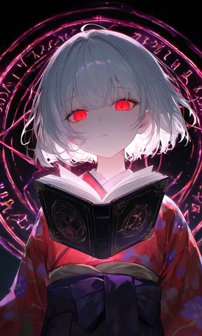 深紅の瞳と禁断の書