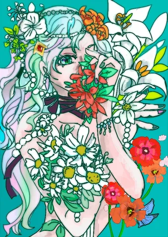 花束に宿る幻想世界