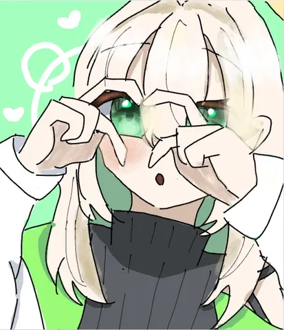 指先でハート、キュートな瞬間