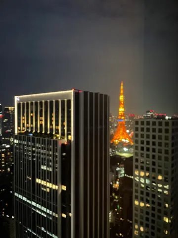 高層と塔の夜のリズム