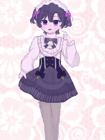 淡い世界へ誘うメイド衣装