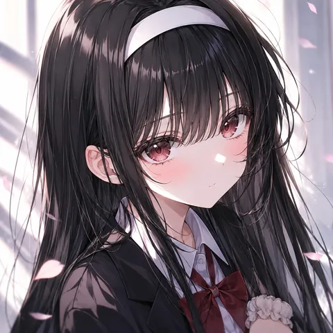 桜舞う季節の儚い肖像