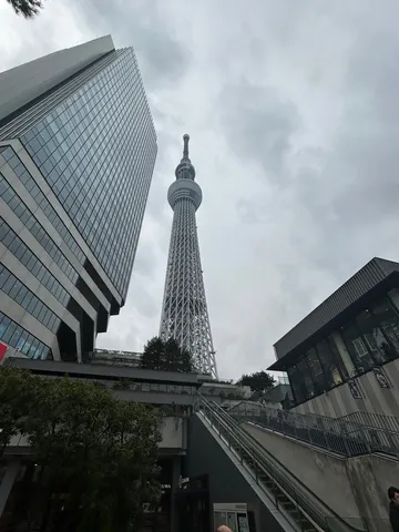 空とビル、タワーの競演