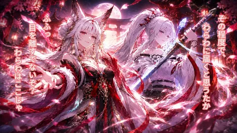 月夜に咲く、妖艶なる美
