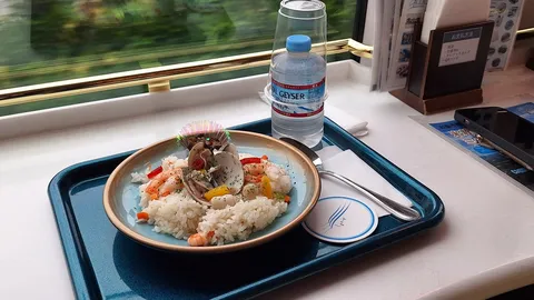 食堂車でのひととき