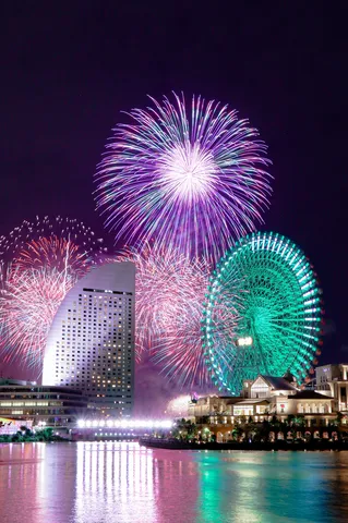 光がほどける夜景