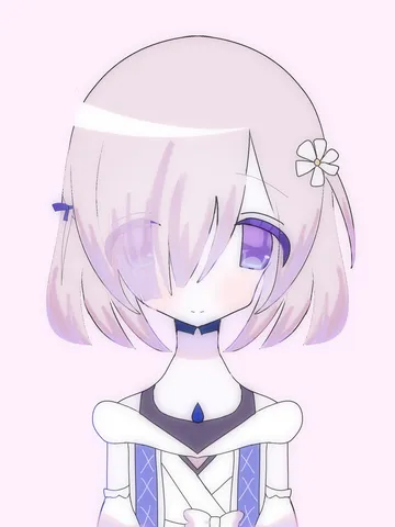 淡い光に包まれた少女