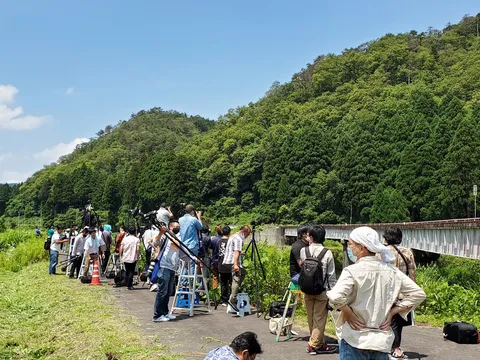 撮影日和、カメラマンたちの熱気