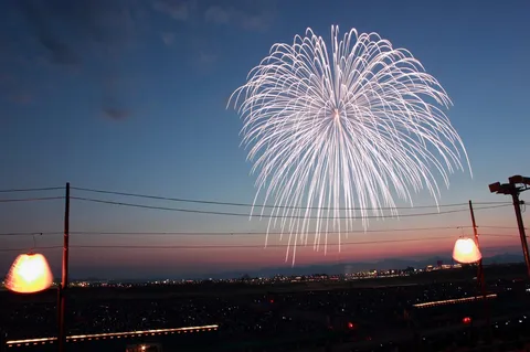 夜空に咲く大輪の花