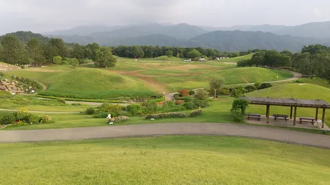 緑に包まれる風光明媚な丘陵地帯
