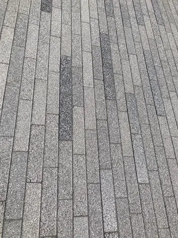 石畳の幾何学模様