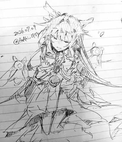 落書き？いいえ、未来の傑作です。