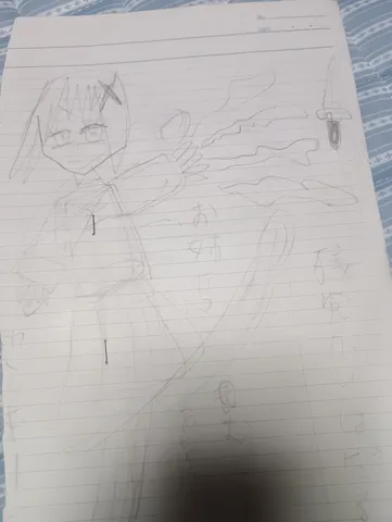 黒髪少女の幻想的な世界