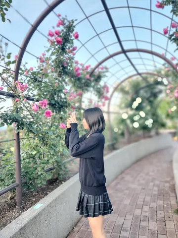 薔薇アーチの小径