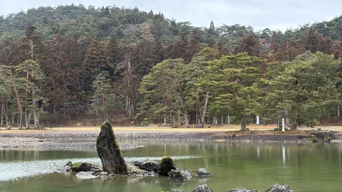 湖畔の静寂、森の息吹