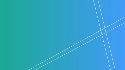 水色のグラデーションと幾何学模様