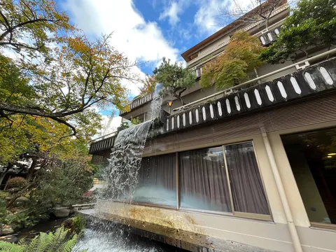水音と緑のコントラスト