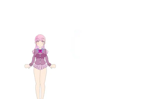 ピンクの制服、春を待つ少女