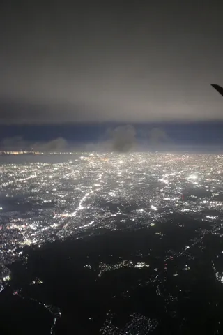 夜景の海、星空のよう