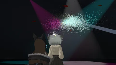光と影、魚たちのダンス