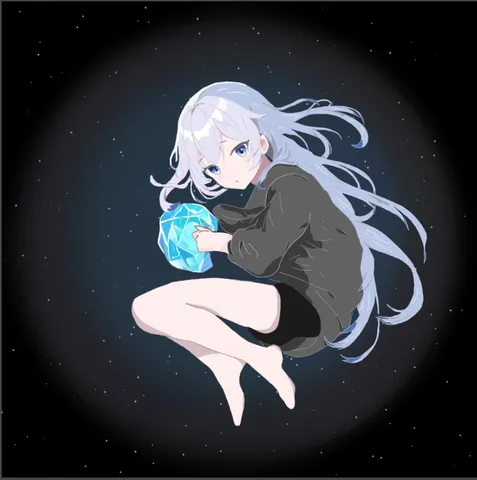 宇宙を漂う神秘の輝き