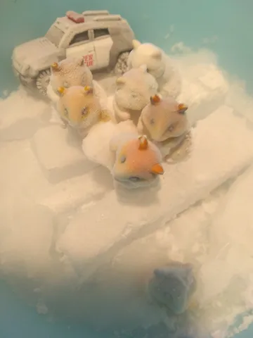 雪原のレスキューと小さな隊員