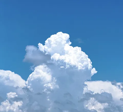 迫力の入道雲と青い空