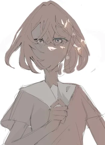 光をまとう瞳、静かなる揺らぎ