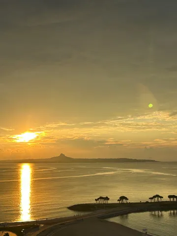夕景の静かな横顔