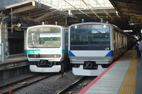 並走する列車の日常