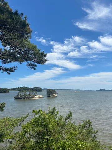 静寂の海に浮かぶ緑の島々