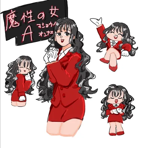 赤い装いが生む温度感