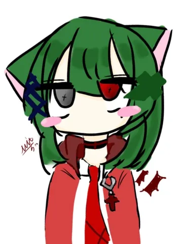 緑髪と赤き瞳の憂鬱