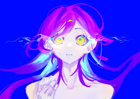 ネオン色の視線