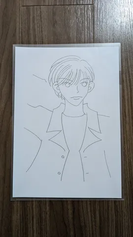 イラスト風のクールな男性