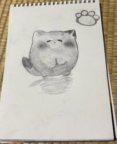 ゆるっと癒やし系、動物スケッチ