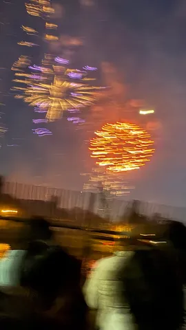 夜空に咲いた光の軌跡