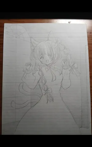 紙面を彩るキュートなスケッチ
