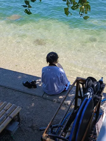 水辺でひととき