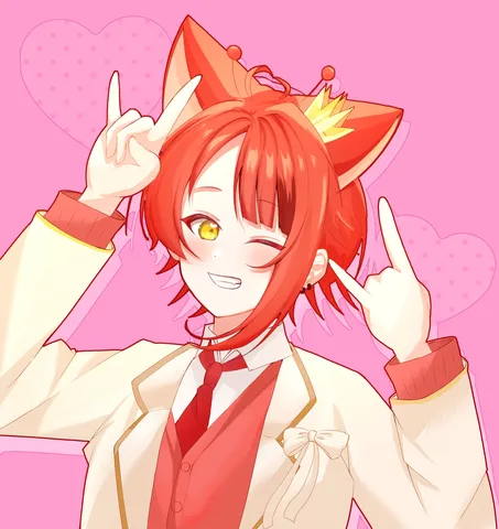元気いっぱいの応援ポーズ！