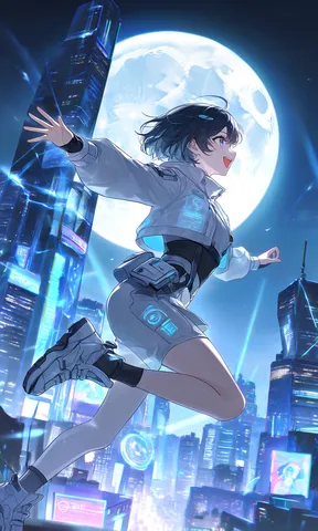 きらめく街を舞う希望の夜