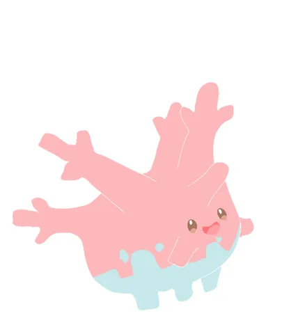 ふんわりピンクの海中散歩